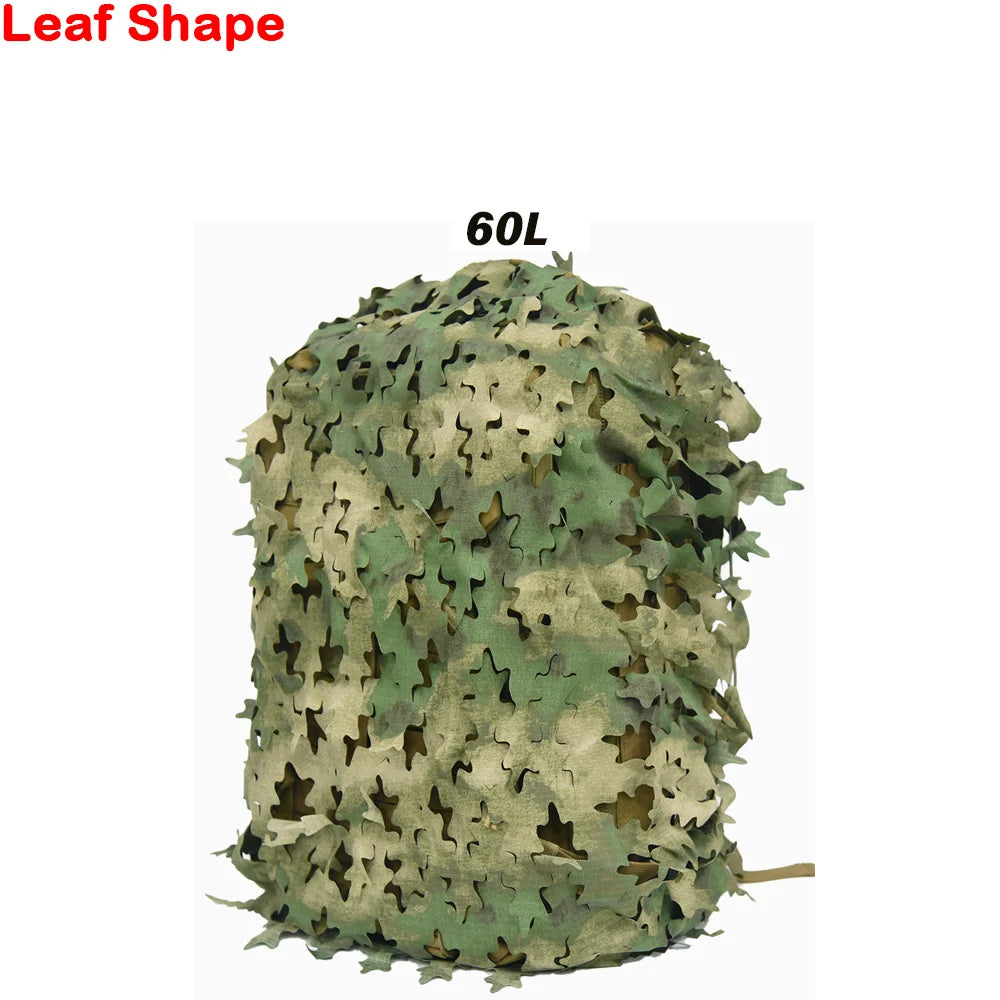 3D Camo Net Backpack Cover – Laser Cut Camouflage for Airsoft & Paintball