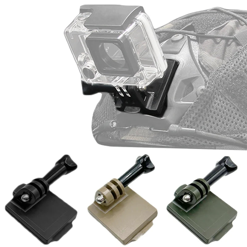 GoPro Helmet Mount Action Camera Adapter – Compatible - FAST, MICH, NVG Airsoft