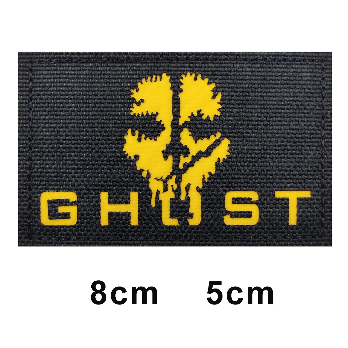 Call of Duty Ghost Skull Mask Tactical 3D Patch – Paintball Airsoft Hook/Loop