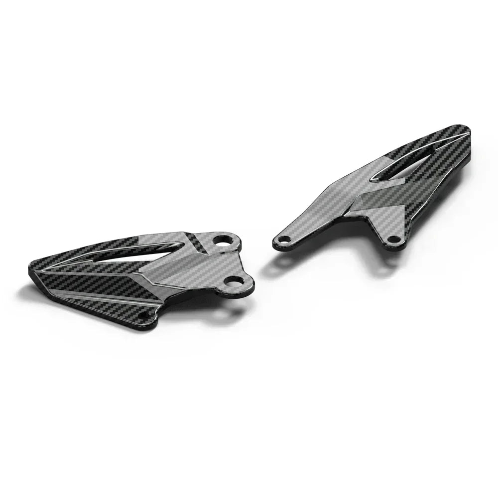 Yamaha R1 R1M 2015-2024 Carbon look Foot Pedal Heel Guard Plates Decoration Set