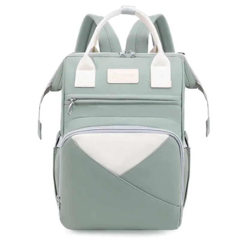 Large Capacity Mummy Diaper Bag Backpack - Waterproof, Stroller Hanging Bag