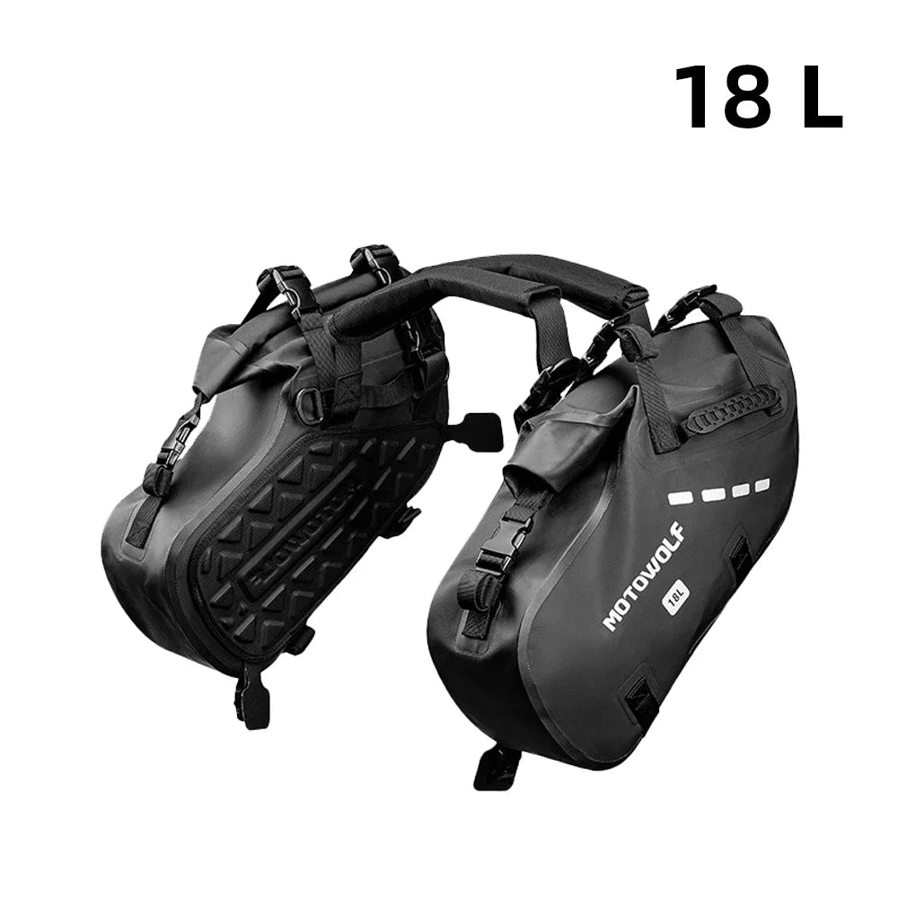 Adventure Motorcycle Saddle Bags 18L 28L 48L Pannier Luggage