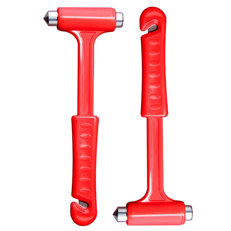Emergency Car Safety Hammer Glass Breaker & Seat Belt Cutter, 2-in-1 Escape Tool