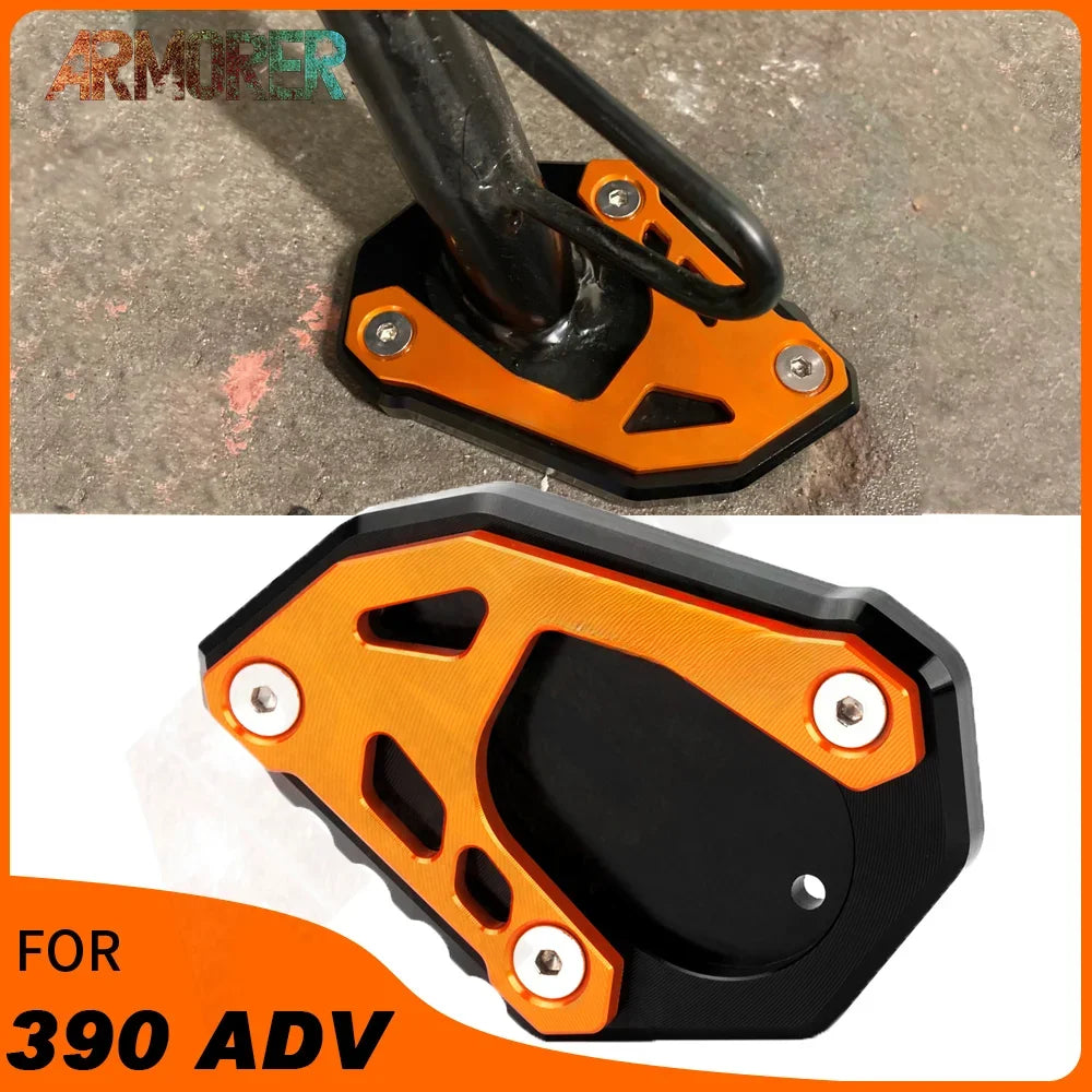 KTM 390 Adventure Side Stand Extension Pad CNC Aluminum Kickstand 2020-2023 foot