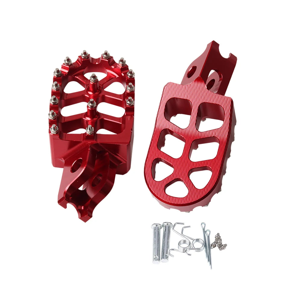 Honda CRF300L CRF250 CRF450 Foot Pegs Pedals Rest Footrests CNC Alloy 2002–2023