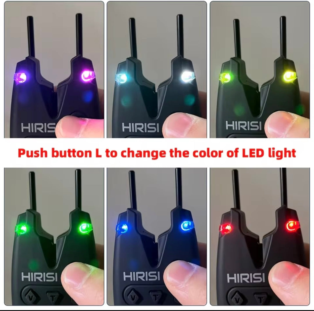 Hirisi Carp Fishing Bite Alarm B160 Volume Tone Sensitivity LED  Alert Tackle