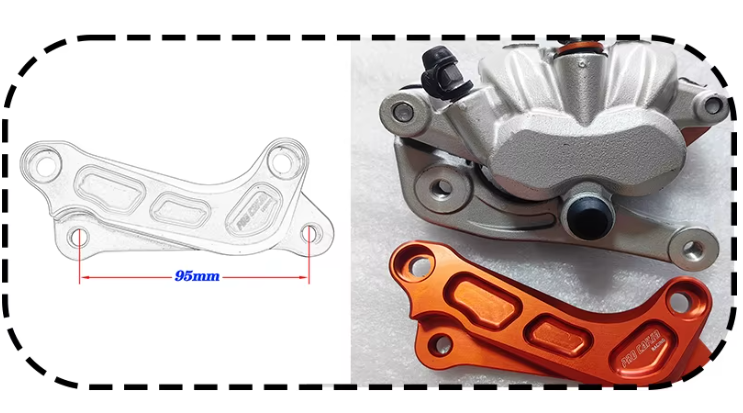320MM 260MM Front Brake Disc Rotors Caliper Adaptor For KTM Husqvarna GasGas 125-500