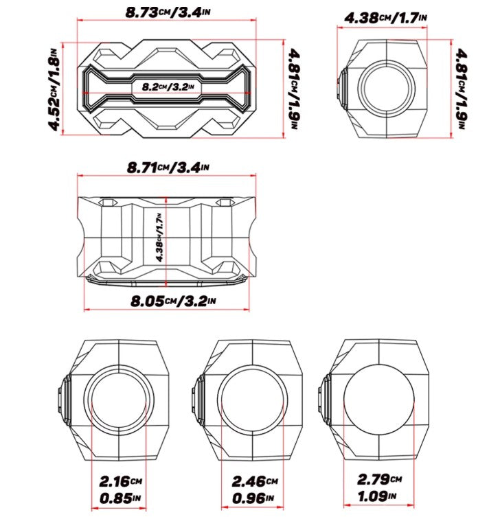 BMW R1300GS Crash Protection Bumper Guard Pad Set 2023–2025 Engine Bar Protector