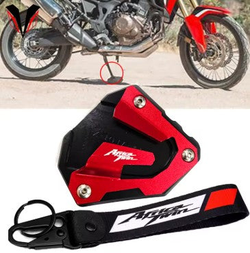 CRF1000L Side Stand Extension Pad for Honda Africa Twin 2016-2019 + Keychain