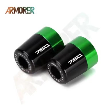 Kawasaki Z750 Z800 Z900 Z900RS Handlebar Grips Bar End Cap CNC Aluminum 2019+
