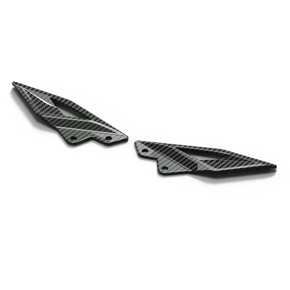 Triumph Street Triple 765R RS 2016-2024 Carbon-look Foot Pedal Heel Guard Plates