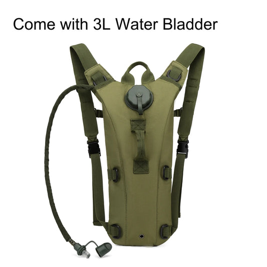 3L Hydration Pack Backpack Outdoor Water Bladder Bag Hiking Running Cycling