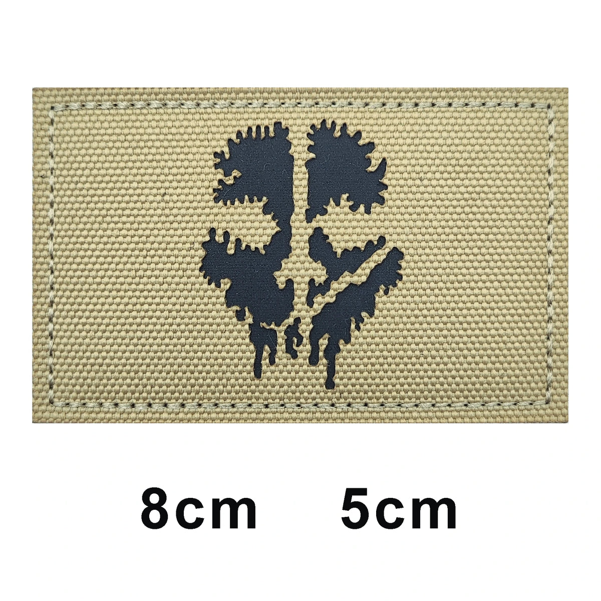 Call of Duty Ghost Skull Mask Tactical 3D Patch – Paintball Airsoft Hook/Loop