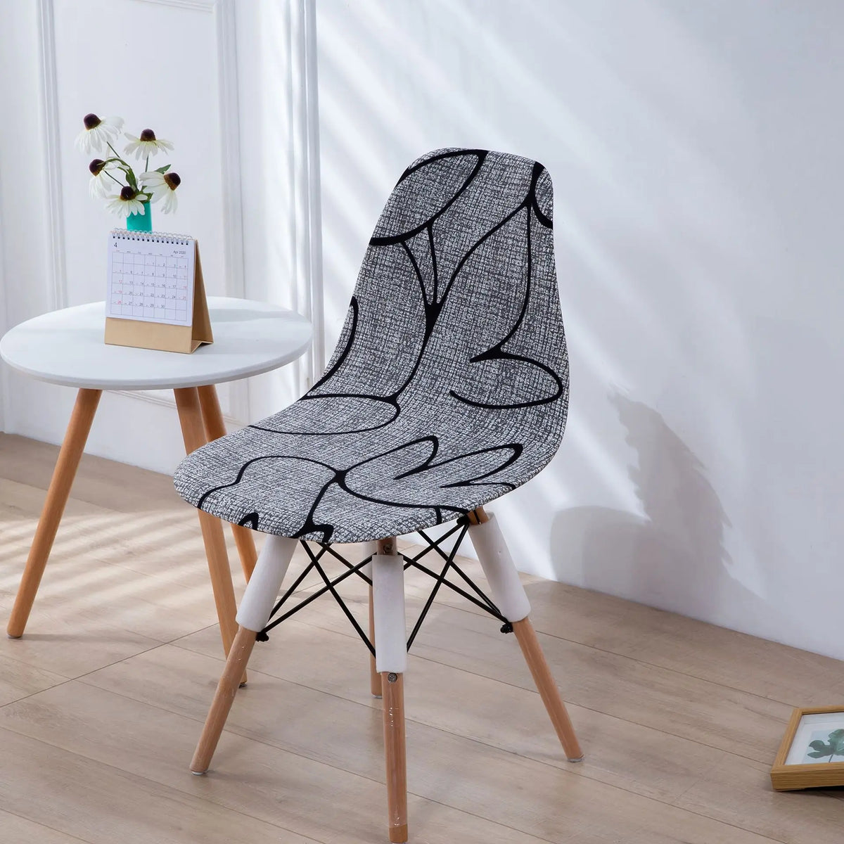 Stretch Printed Shell Chair Cover – Dining, Hotel, Banquet, Home, Wedding, Event