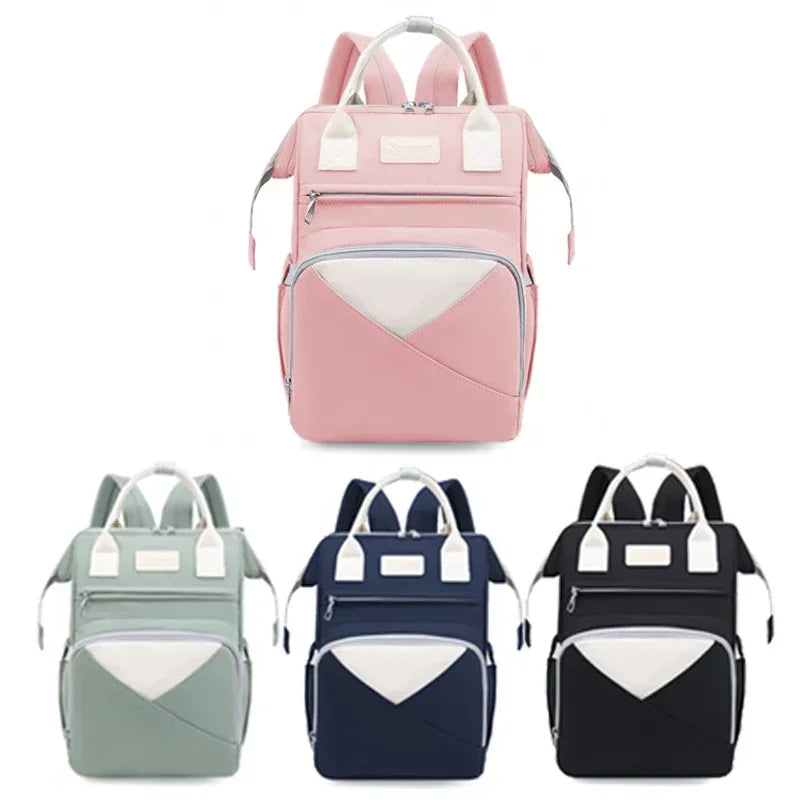 Large Capacity Mummy Diaper Bag Backpack - Waterproof, Stroller Hanging Bag