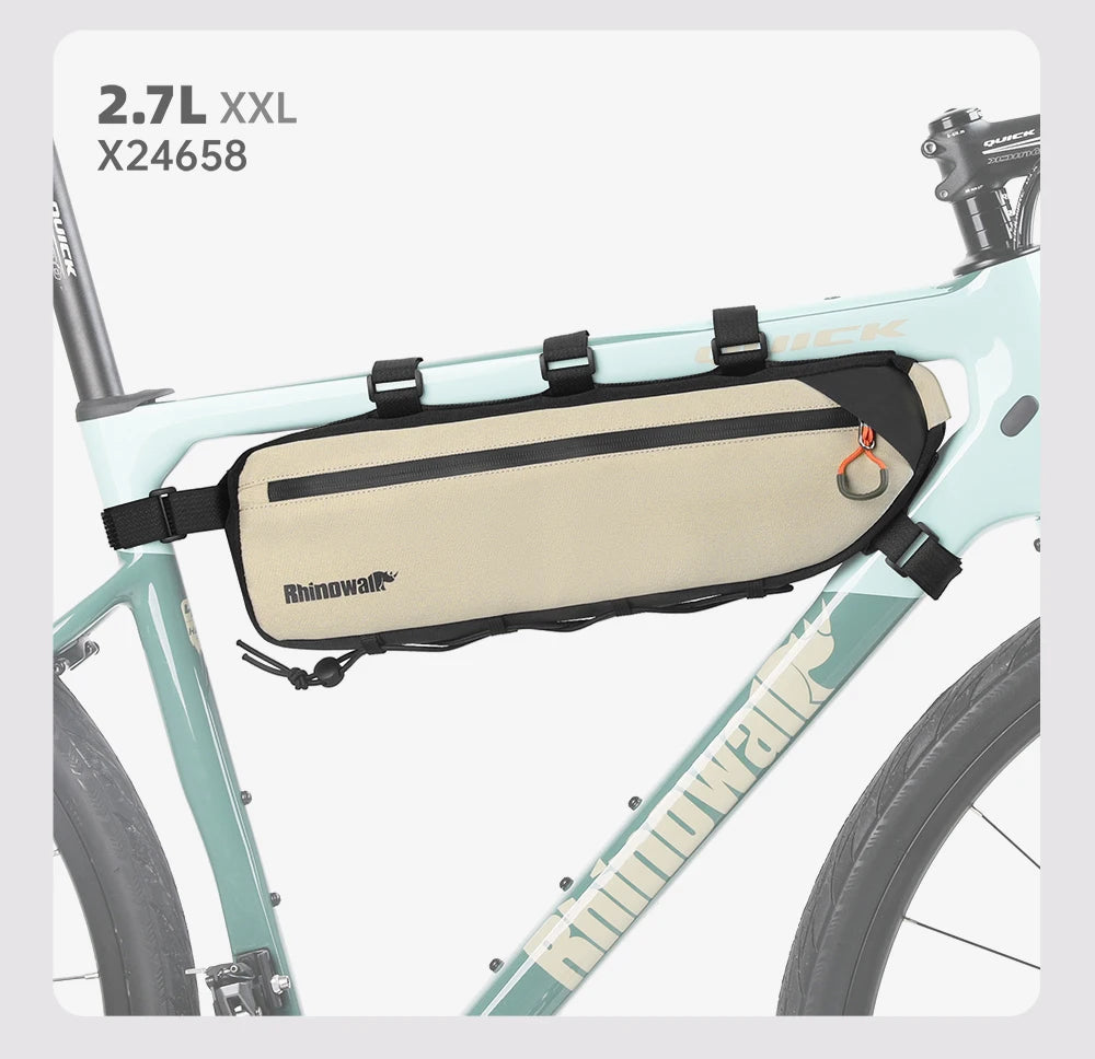 Rhinowalk 2.1L/2.7L Bike Frame Triangle Bag MTB Road Tube Storage Cycling