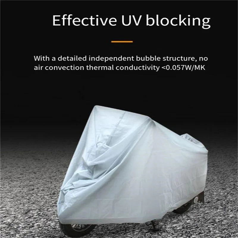Waterproof Motorcycle Cover Outdoor Indoor Rain Dust UV Protection Bike Scooter