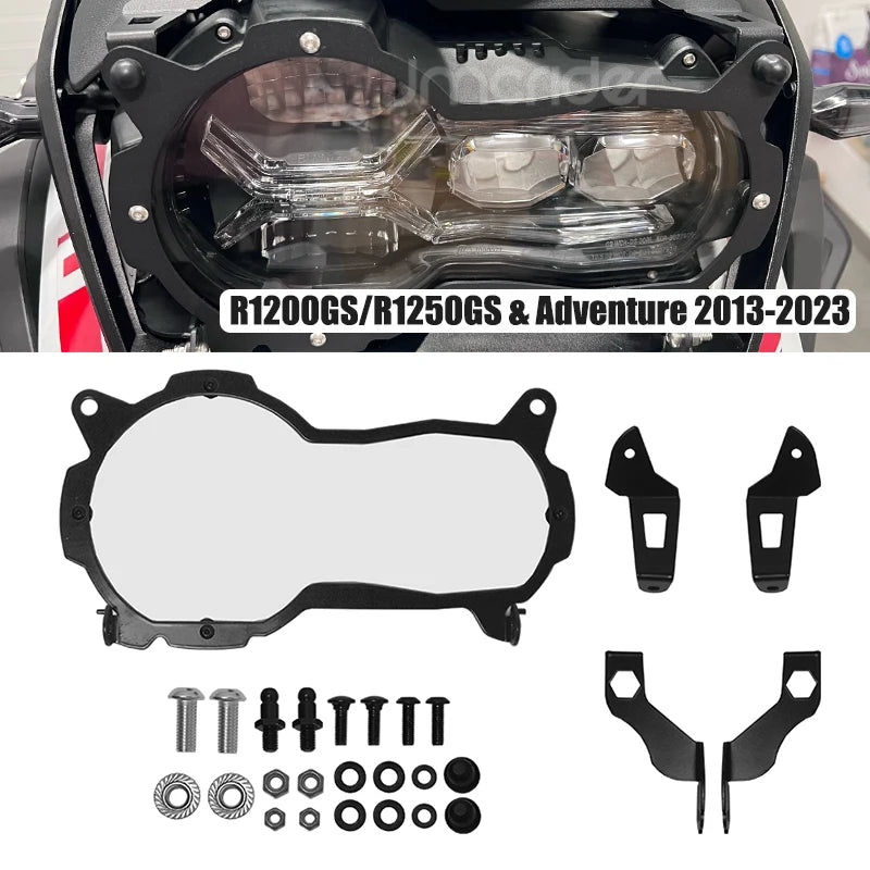 BMW Headlight Guard Protector Lens Cover R1250GS R1200GS ADV 2013-2023