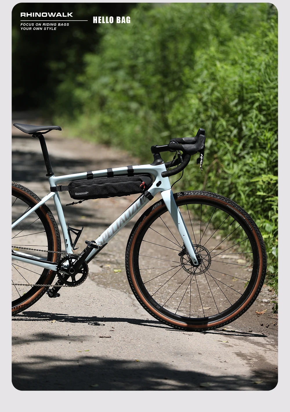 Rhinowalk 2.1L/2.7L Bike Frame Triangle Bag MTB Road Tube Storage Cycling