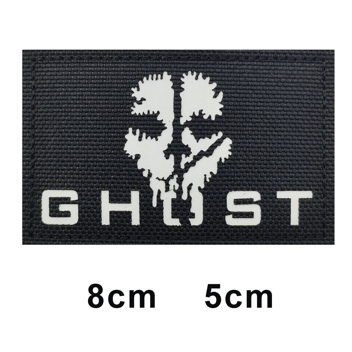 Call of Duty Ghost Skull Mask Tactical 3D Patch – Paintball Airsoft Hook/Loop