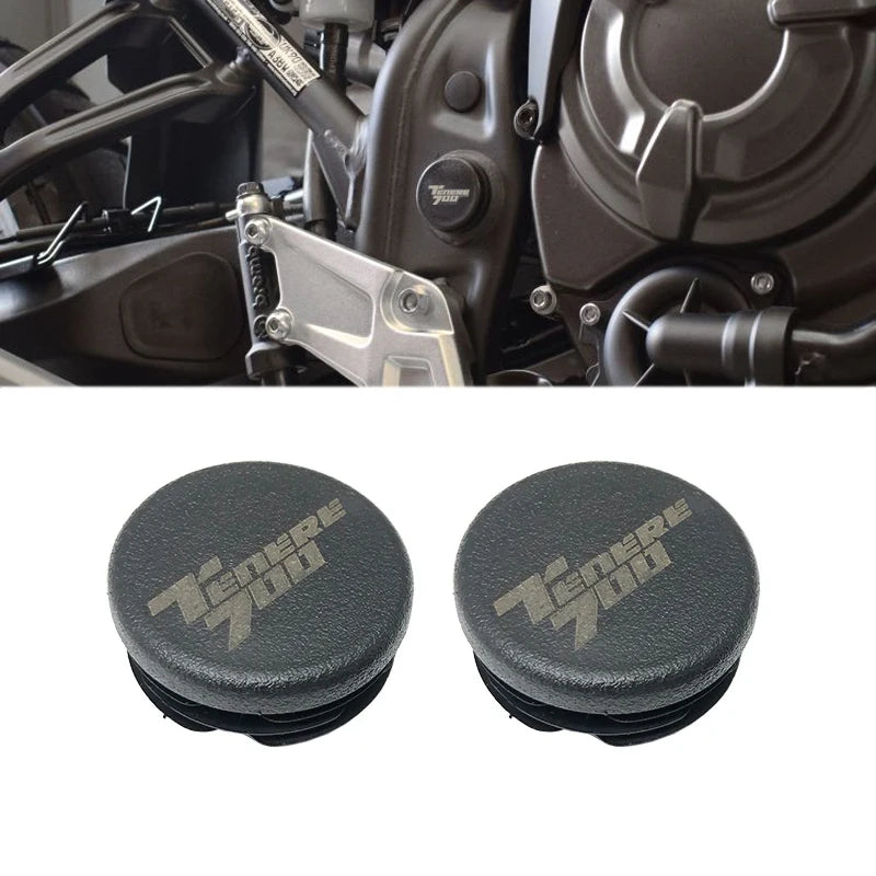 YAMAHA Tenere 700 Frame Hole Cover Caps Set (2019-2023) - Decorative Frame Plug