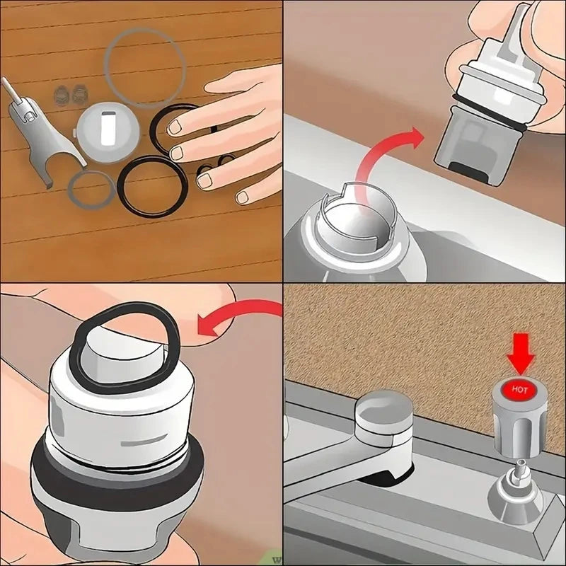 Rubber O Ring Set - 200pcs / 225pcs High-Pressure Sealing Gasket Repair Kit