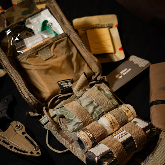 Rhino Rescue Tactical IFAK First Aid Kit Molle Pouch for Outdoor Trauma Care