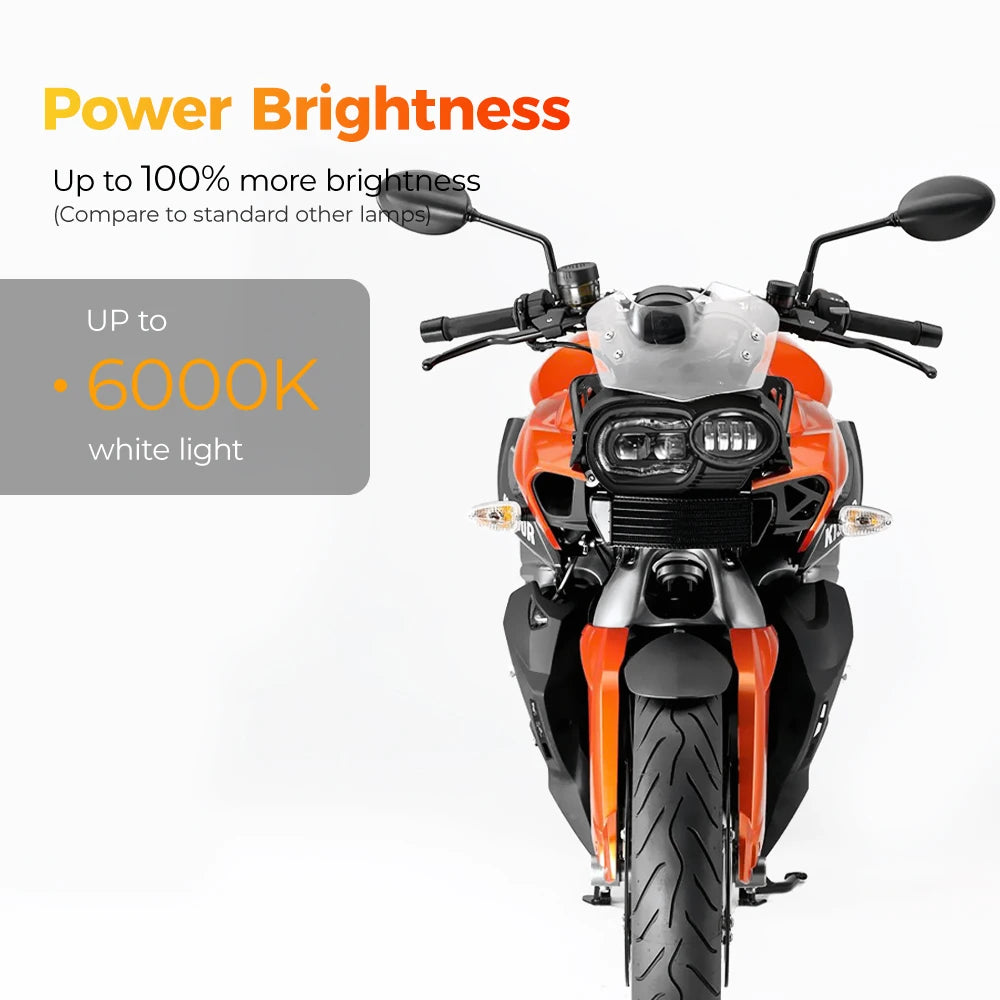 LED Headlight Upgrade for BMW K1200R K1300R 2005-2013 w/ DRL, Projector