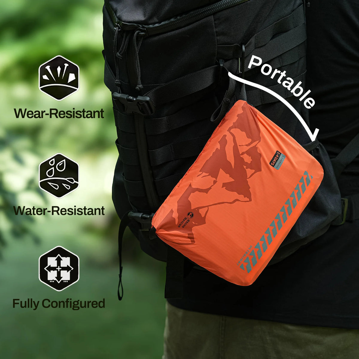 RHINO RESCUE Outdoor Camping First Aid Kit | Travel & Emergency Survival Gear