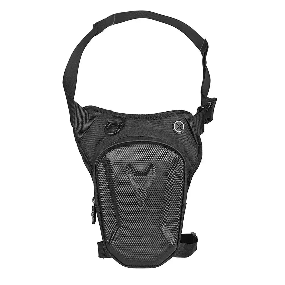 Motorcycle Leg Side Bag - Waterproof EVA Hard Shell Cycling Pack Waist storage
