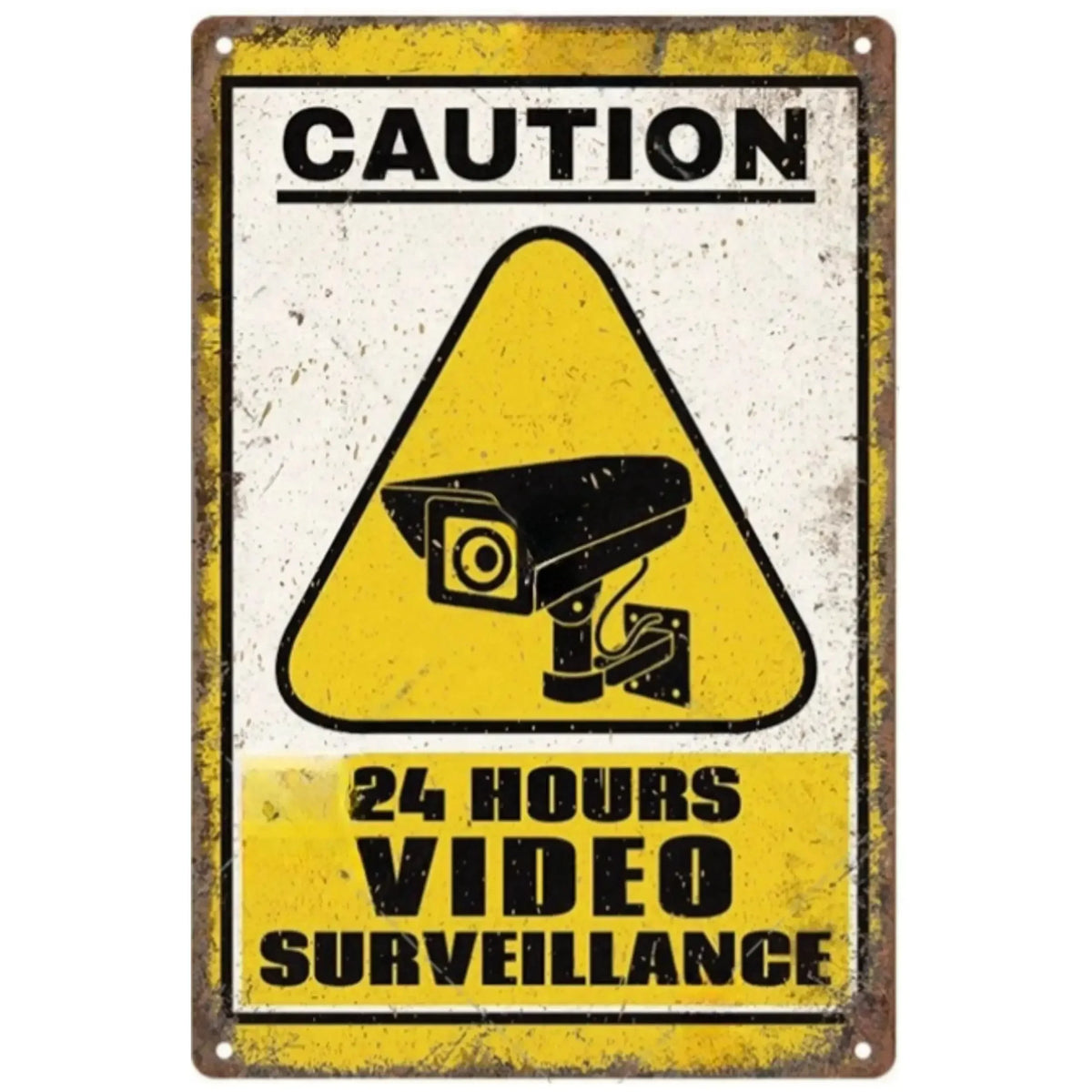 Vintage Caution Notice Zone Keep out Metal Sign, Danger, Mancave, Garage, Gift