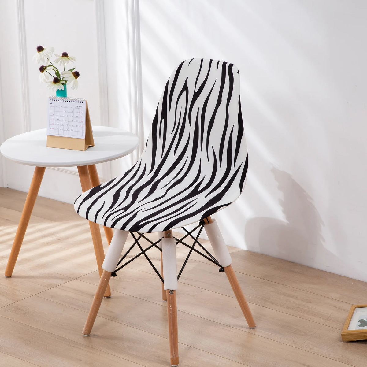 Stretch Printed Shell Chair Cover – Dining, Hotel, Banquet, Home, Wedding, Event