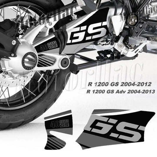 BMW R1200GS Motorcycle Swingarm Sticker R1200GS ADV 2004-2013 Triple Black 3M