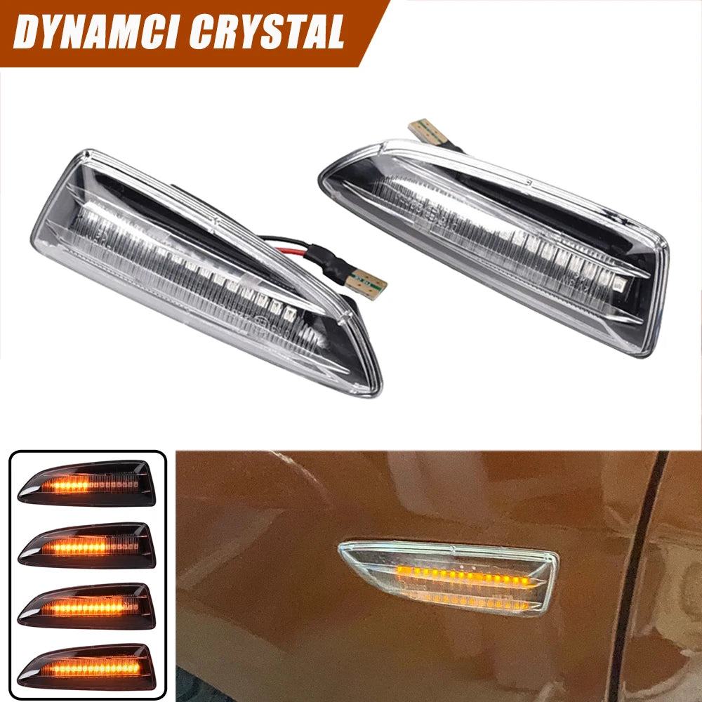 Dynamic LED Side Marker Turn Signal Lights for Vauxhall/Opel Astra J K Zafira C