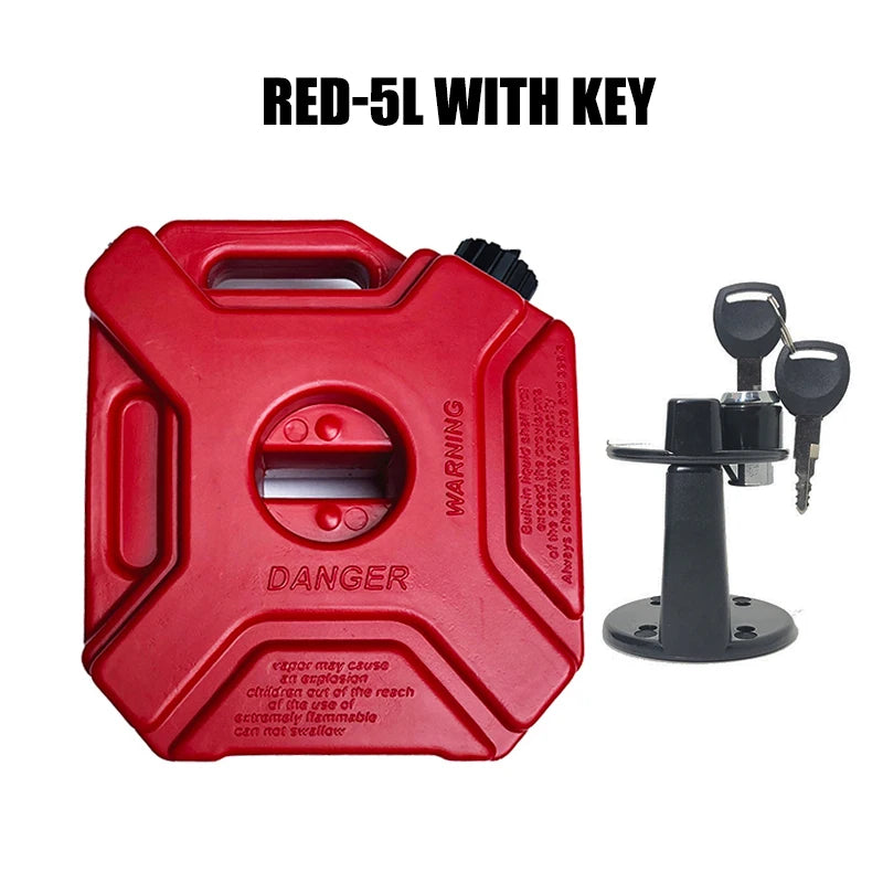 3L/5L motorcycle Fuel Tank Motorcycle Petrol Lock Bracket Adventure Touring