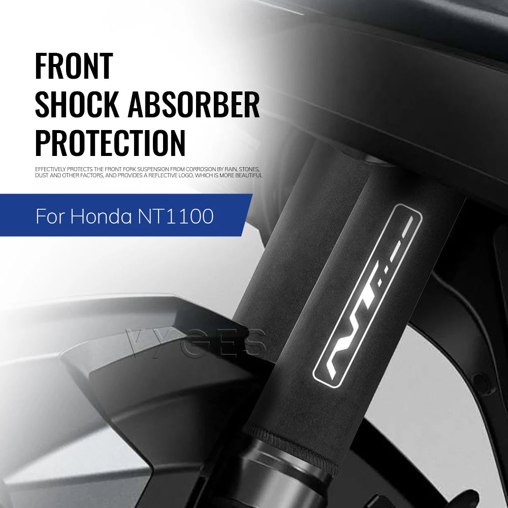 Honda NT1100 Fork Shock Cover Protectors Dust Suspension Sleeves Reflective