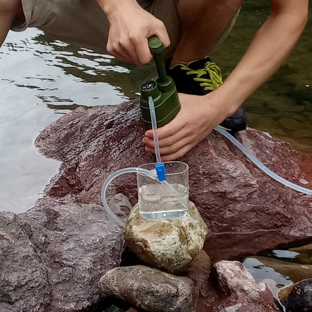 Water Filter Purifier 5000Litre Camping Hiking Emergency Survival Gear Outdoor