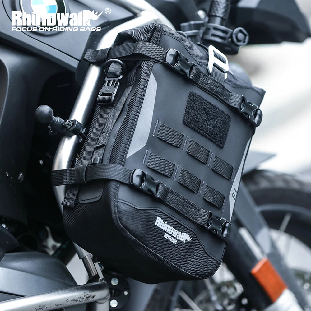 Rhinowalk Motorcycle Crash Bar Bag 6L Waterproof Bumper Pannier Pack