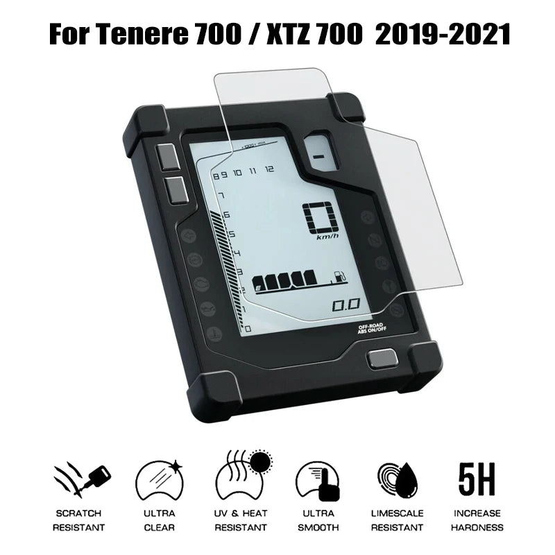 Dashboard Screen Protector Film Yamaha Tenere 700 XTZ 700 2019-2021 protector