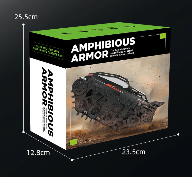 JJRC Q183 4WD Amphibious Tracked RC Car 2.4G Waterproof Off-Road Truck 1:24