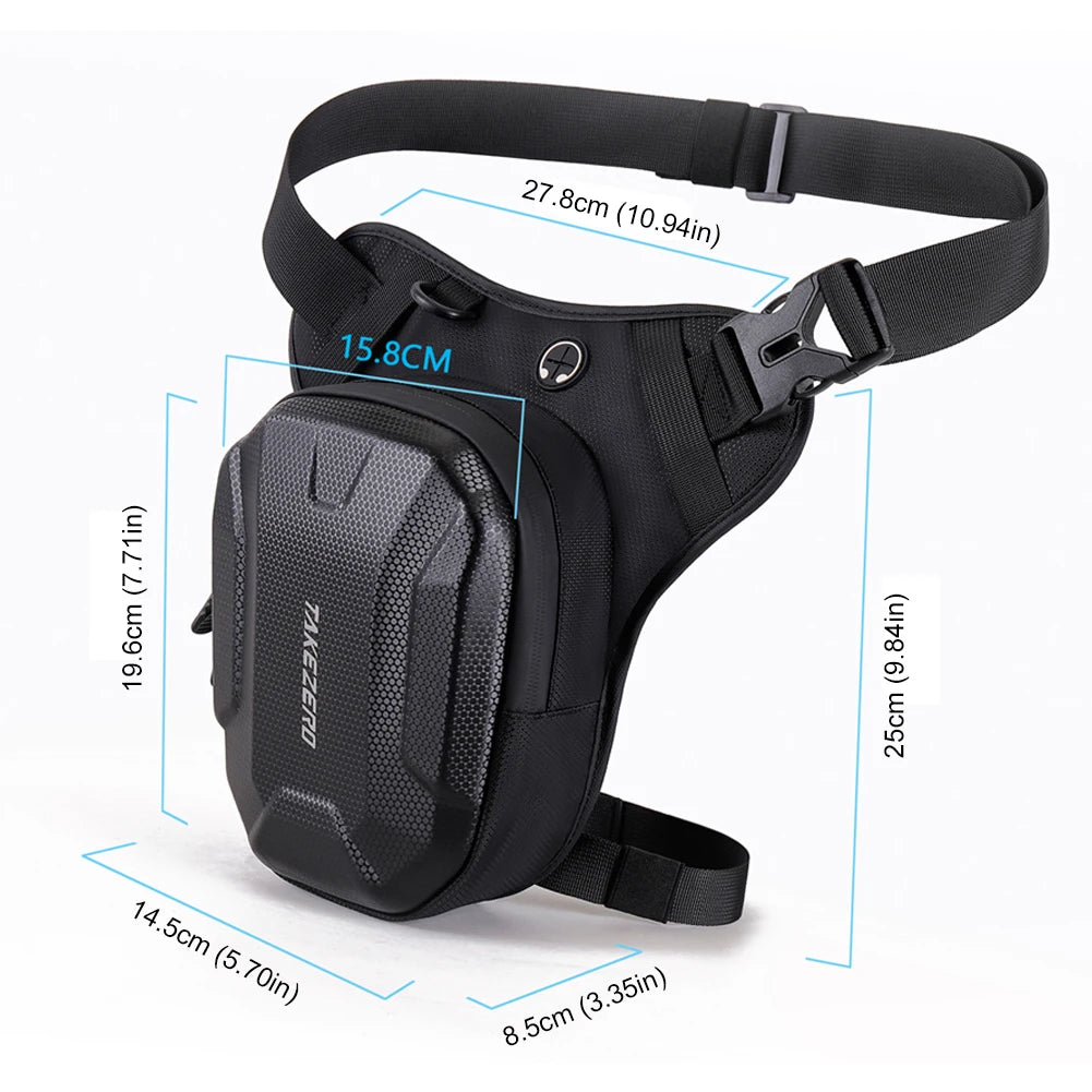 Motorcycle Leg Side Bag – Waterproof Travel Pack Adjustable Waist & Thigh Bag