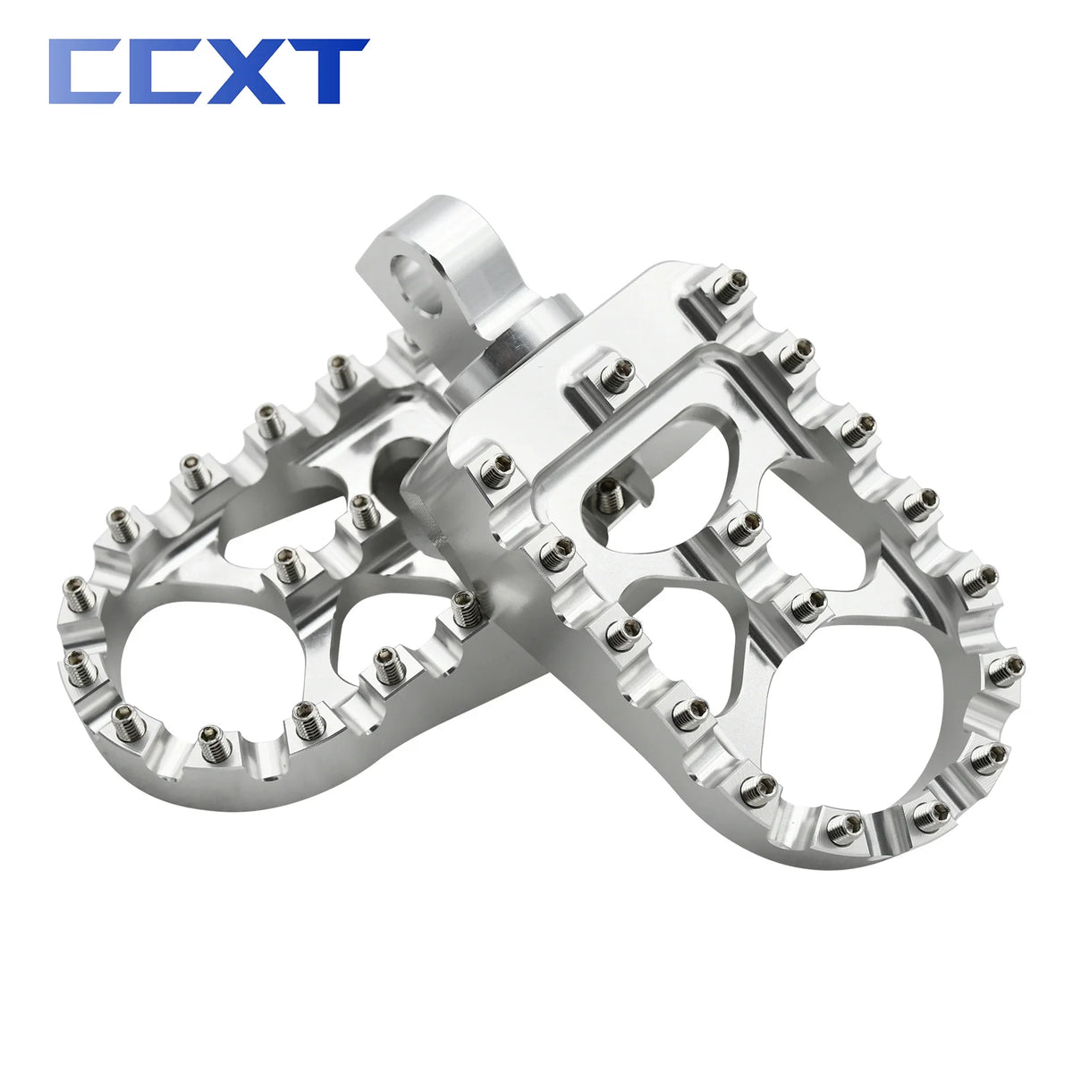 CNC Wide Fat Footpegs 360° Roating Pegs for Harley Davidson Models
