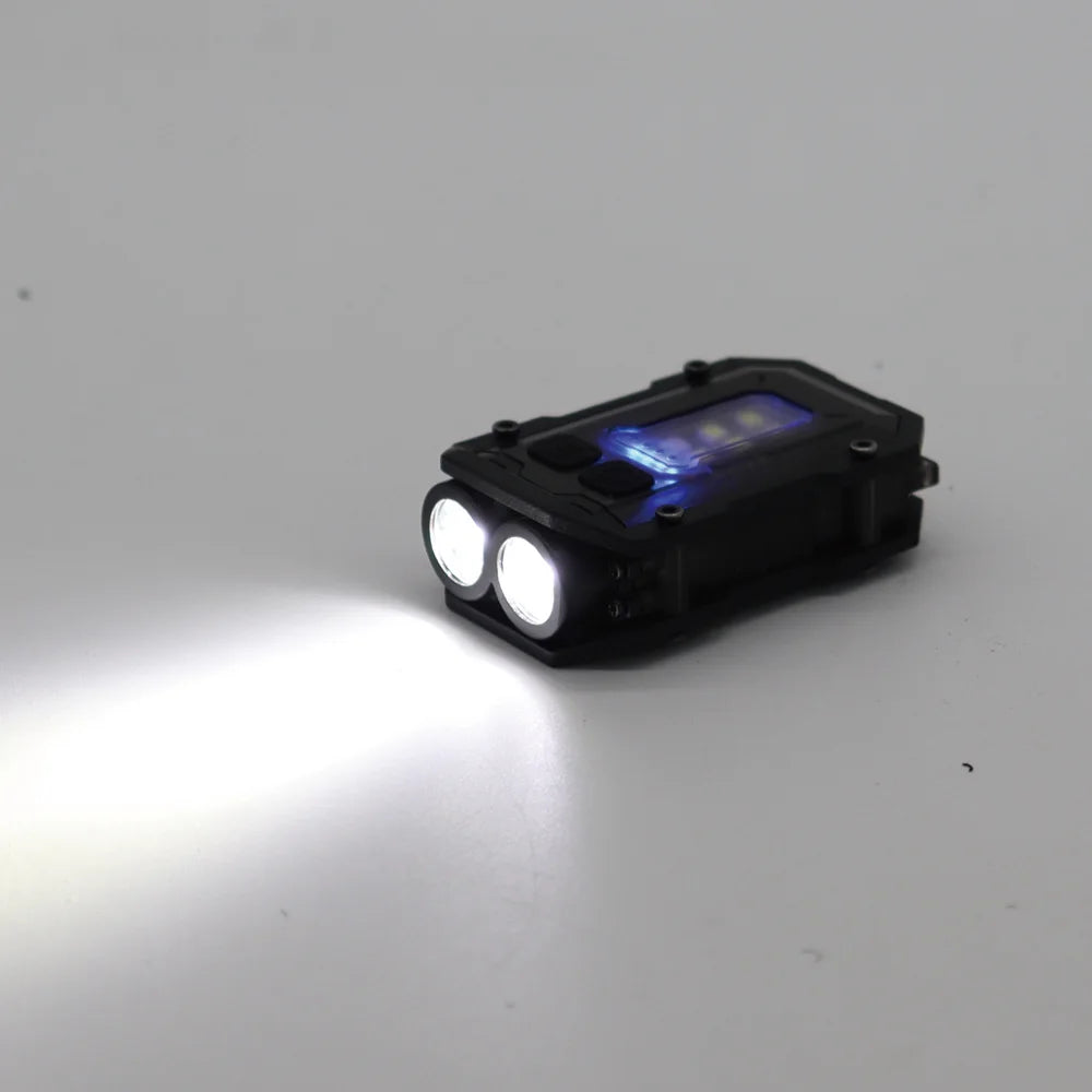 Tactical FAST MICH Helmet Light USB Rechargeable Flashing Signal Waterproof Lamp
