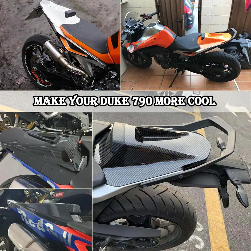 KTM 790 Cowl Pillion Seat Cover Duke 2018–2024 Solo Rear Fairing Race