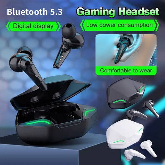 X15pro TWS Wireless ultra low latency Gaming Bluetooth Headphones with Microphones Noise Reduction High Fidelity Bass Earphones
