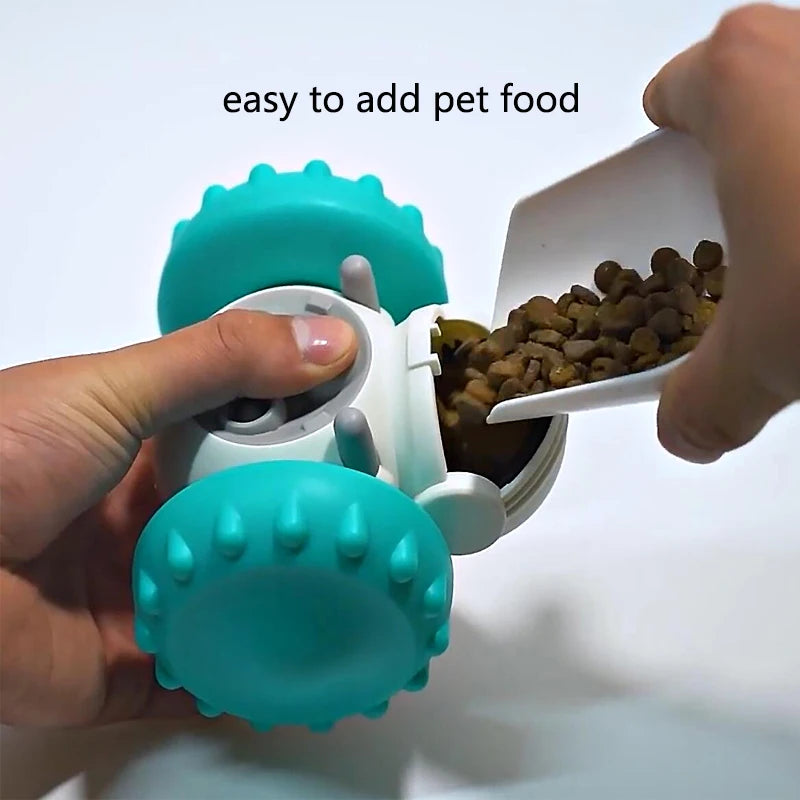 Interactive Dog Food Dispenser Toy - Slow Feeder, IQ Training, Anti-Anxiety