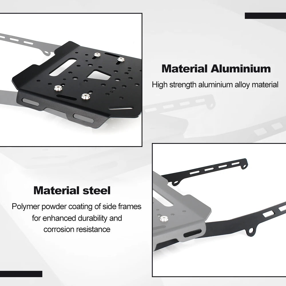 Motorcycle Rear Luggage Rack Cargo Top Case Bracket For Yamaha Tenere 700 XTZ690