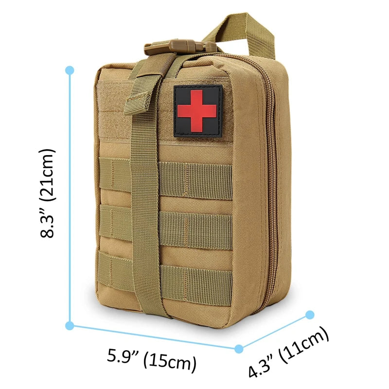 220-Piece Ultimate First Aid Kit - Trauma Medical Kit for Home, Travel & Hiking