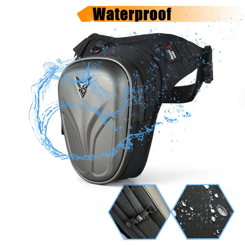 Motorcycle Drop Leg Bag – Waterproof Hip Bum Pack Thigh Belt for Outdoor Riding