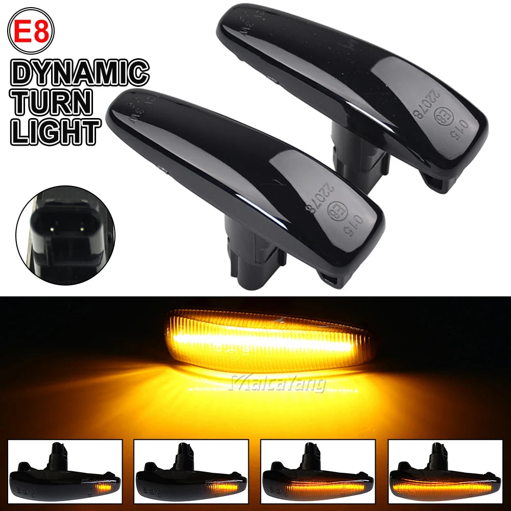 LED Dynamic Side Marker Turn Signal Light For Mitsubishi Lancer Evo X Outlander